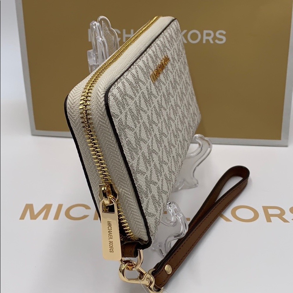 Michael Kors Jet Set Travel Phone Wallet Wristlet - Picture 12 of 16